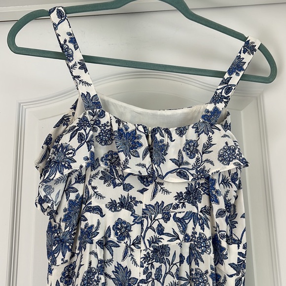 LOFT blue floral romper/pantsuit , size 2P, EUC - Picture 5 of 8